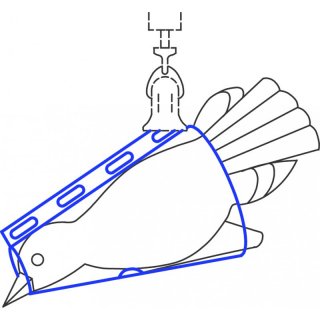 Vogelwiegekonus für Waagen 50 g - 500 g