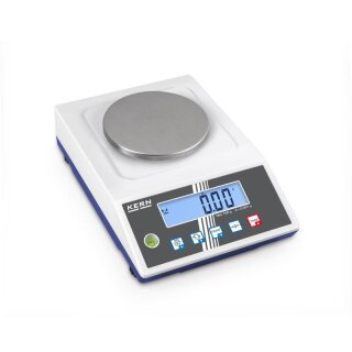 Kompakte Kern Laborwaage PCB 300-2  Max 300 g |  Ablesbarkeit 0,01 g | Ø 105 mm