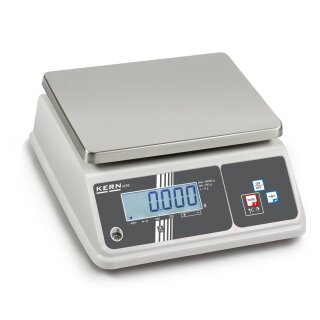 Kern Tischwaage mit Checkweighing-Display WTB 3K-3NM | Max 3 kg |  d=1 g | Option Eichung
