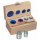 Holz-Etui für Individual-Gewichtssätze universal bis 5 kg E1 - E2 - F1