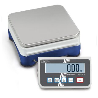 Präzisionswaage Max 2500 g | d= 0,01 g | Wägeplatte 165 mm x 165 mm - Kern PCD 2500-2
