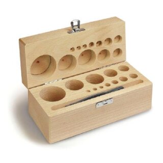 Holz-Etui für Individual-Gewichtssätze 1 mg - 2 kg F2 - M3