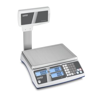 Preisrechnende Ladenwaage Max 6/15 kg | d=2/5 g mit Hochanzeige RIB 10K-3HM