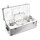 Gewichtssatz OIML-Klasse F1, Nennwert 1 g - 10 kg, Knopf, Edelstahl poliert, im Aluminiumetui