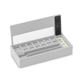 Gewichtsetui 328-222-410, für Nennwerte 1 mg - 5 g, für Klassen E1 - M2, für Bauform Knopf/Kompakt
