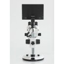 Stereo-Zoom Mikroskop OZL 466, 0,7 x - 4,5 x, 3W LED (Auflicht, Durchlicht)