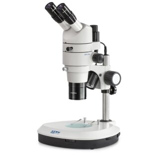 Stereo-Zoom Mikroskop OZS 574, 0,8 x - 8 x, 3W LED (Auflicht, Durchlicht)