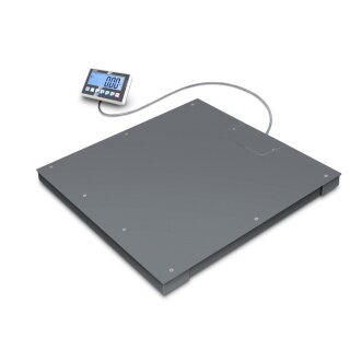 Bodenwaage Max 1000/2000 kg | d=0,05/0,1 kg (IP67) Mehrbereichswaage nicht Eichfähig Kern BFC 2T-5D