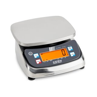 Edelstahl-Tischwaage Max 3 kg | d= 1 g  - IP68/IP69K optional mit Eichung