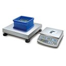 Kern Zählsystem mit hoher Zählauflösung Max 60 kg |  Ablesbarkeit 20 g | Wägeplatte Mengenwaage 500x400 | 0,05 g mit DKD-Kalibrierschein
