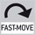 Fastmove: Die gesamte Verfahrlänge kann durch eine einzige Hebelbewegung umfasst werden